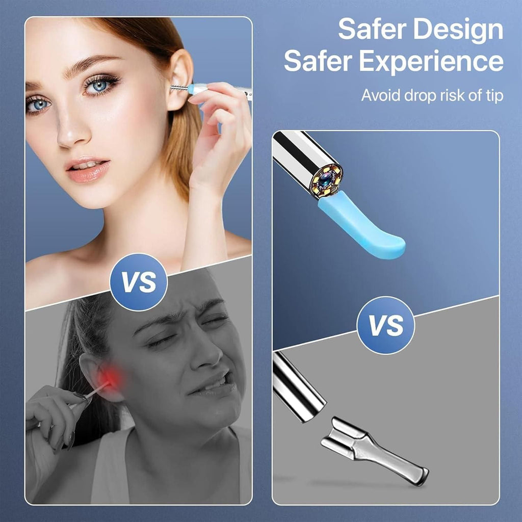 Smart Visual Ear Wax Cleaner with Camera – WiFi Otoscope Ear Cleaning Kit for Android & iOS